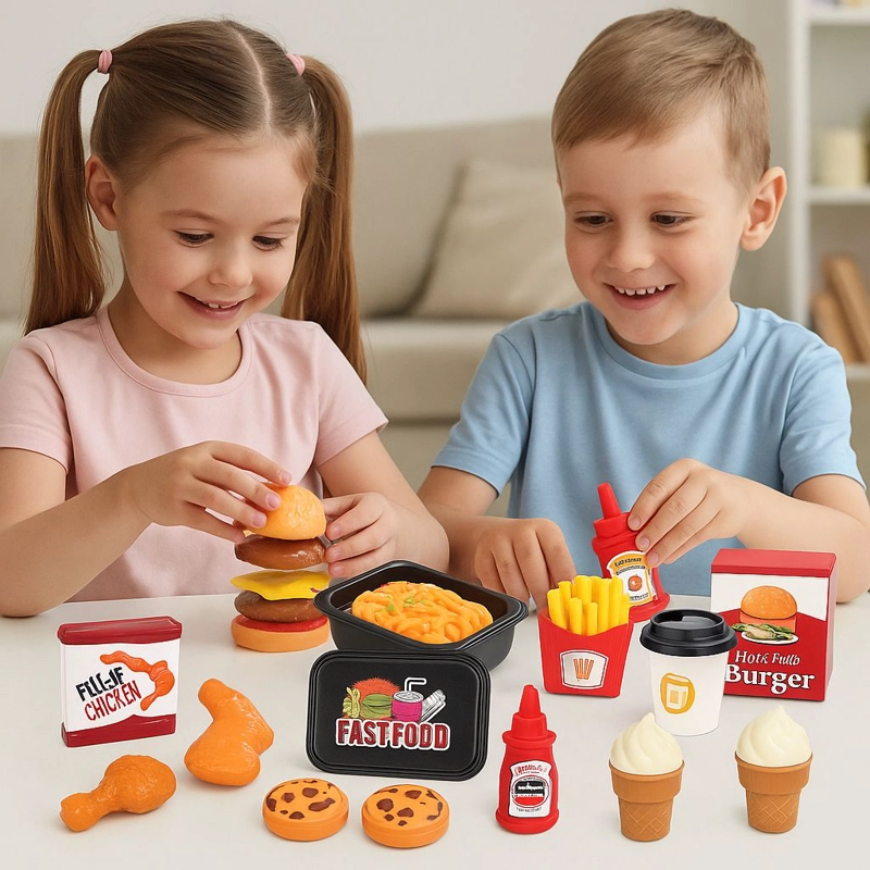 JUEGO SUPERMERCADO MINIMARKET CON ACCESORIOS 47 PCS MULTIUSO - 3