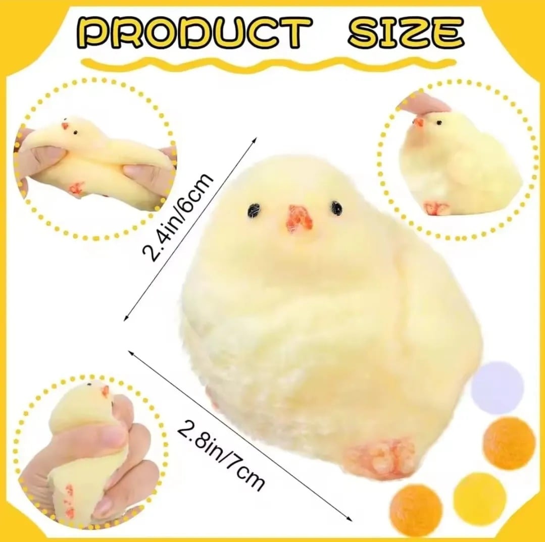 SQUISHY POLLITO ESPONJOSO Y PELUDITO - 3