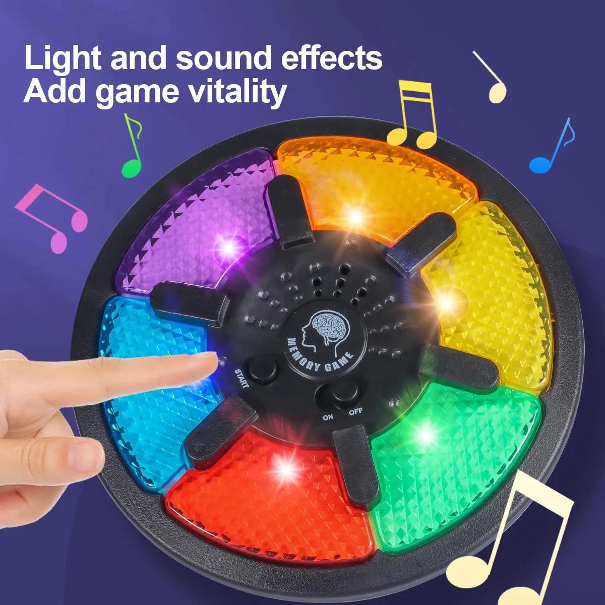 JUEGO PARA LA MEMORIA ELECTRONICO CON LUZ Y SONIDO - 2