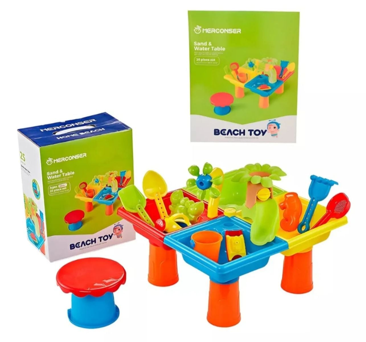 MESA DE ARENA JUEGO DE PLAYA PARA NIÑOS VERANO - 1