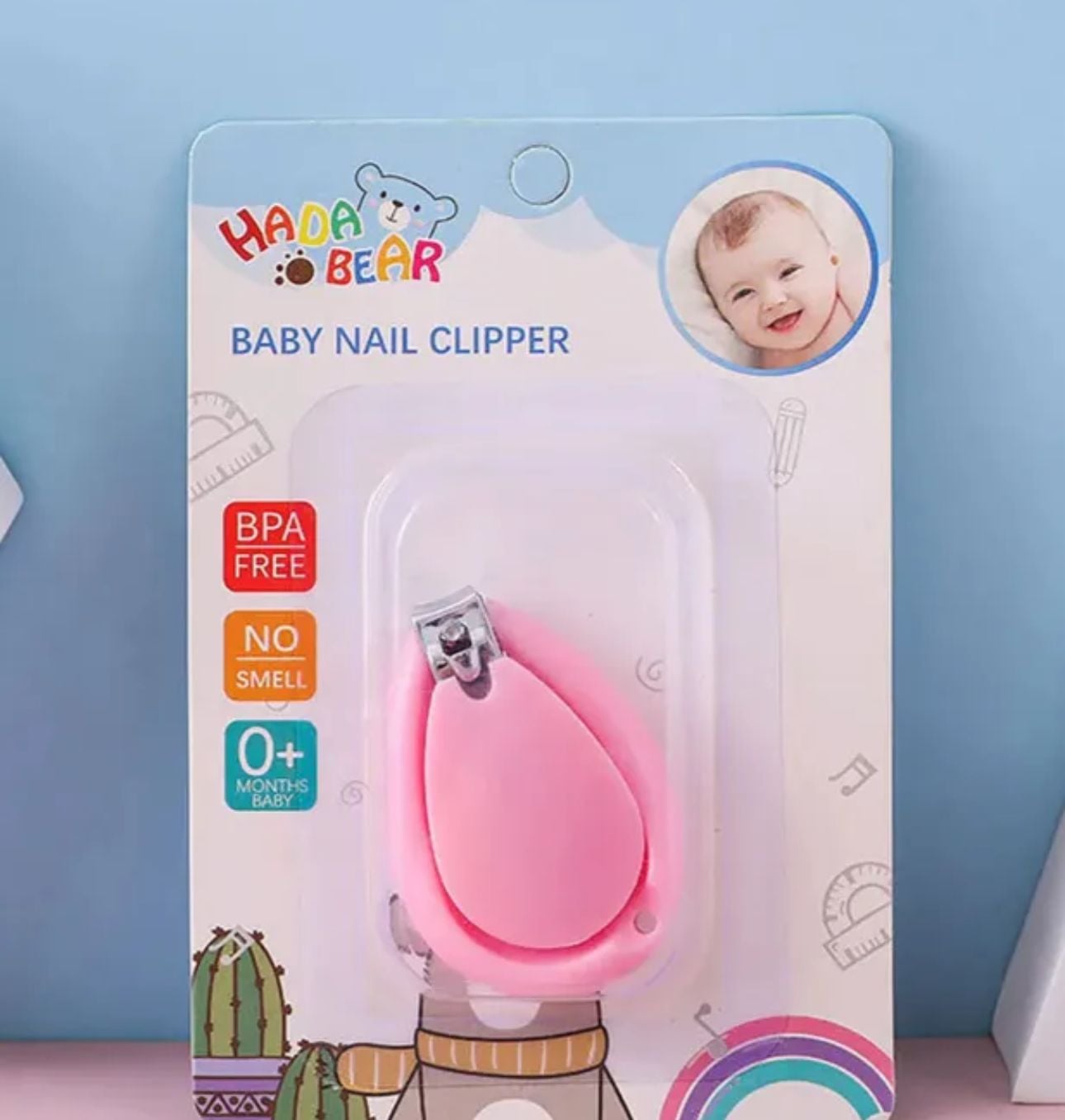 CORTA UÑAS BEBE INFANTIL CON TAPA DE SEGURIDAD - 2