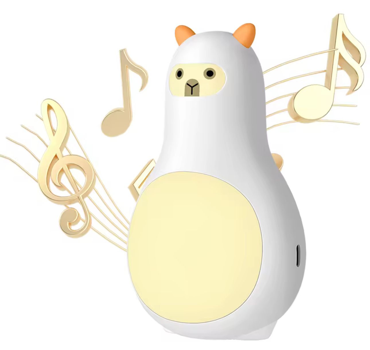 RUIDO BLANCO PARA BEBES ALPACA CON LAMPARA LED + 26 SONIDOS - 1