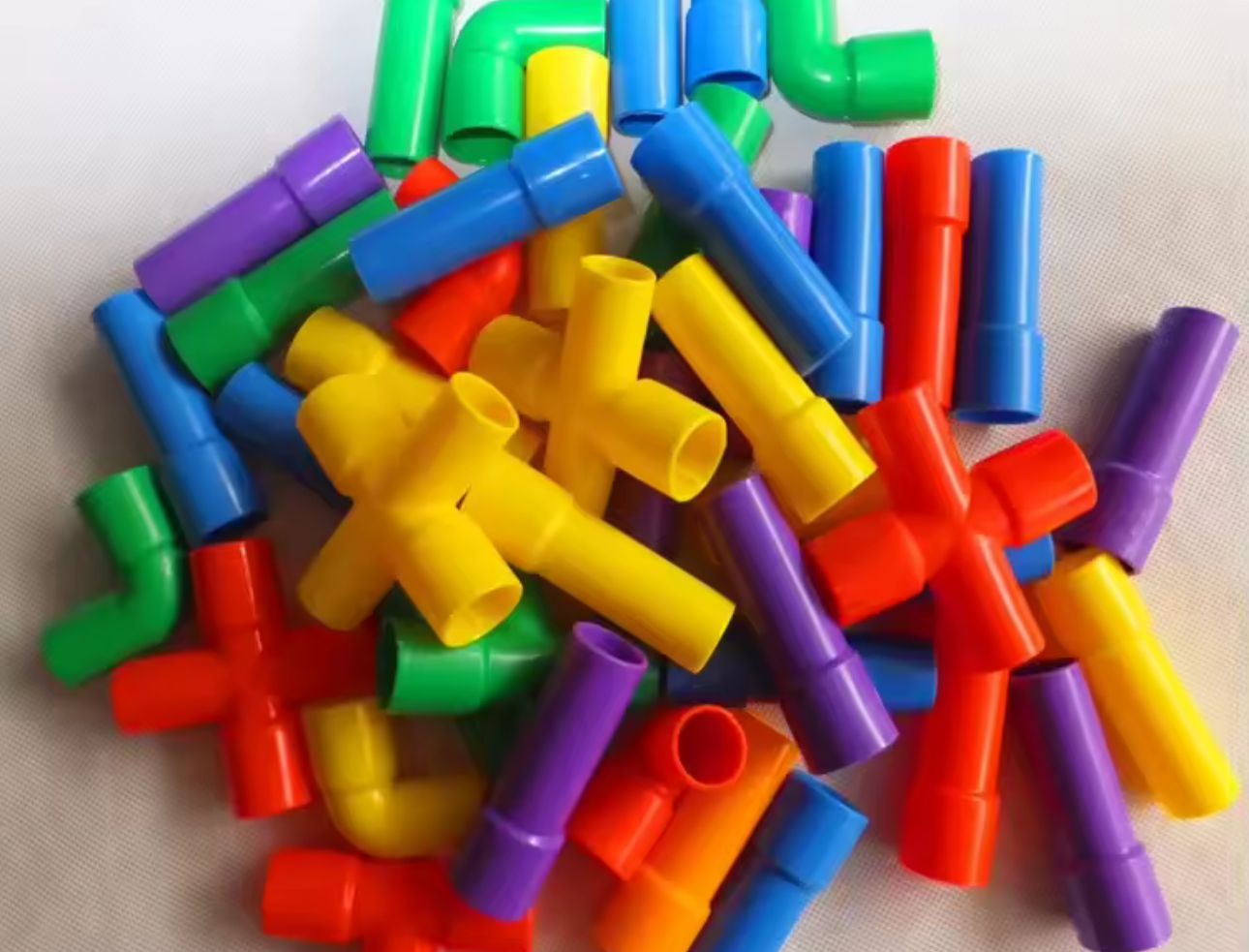 JUEGO DIDACTICO TUBOS CONECTORES DE ENCAJE PARA NIÑOS - 3