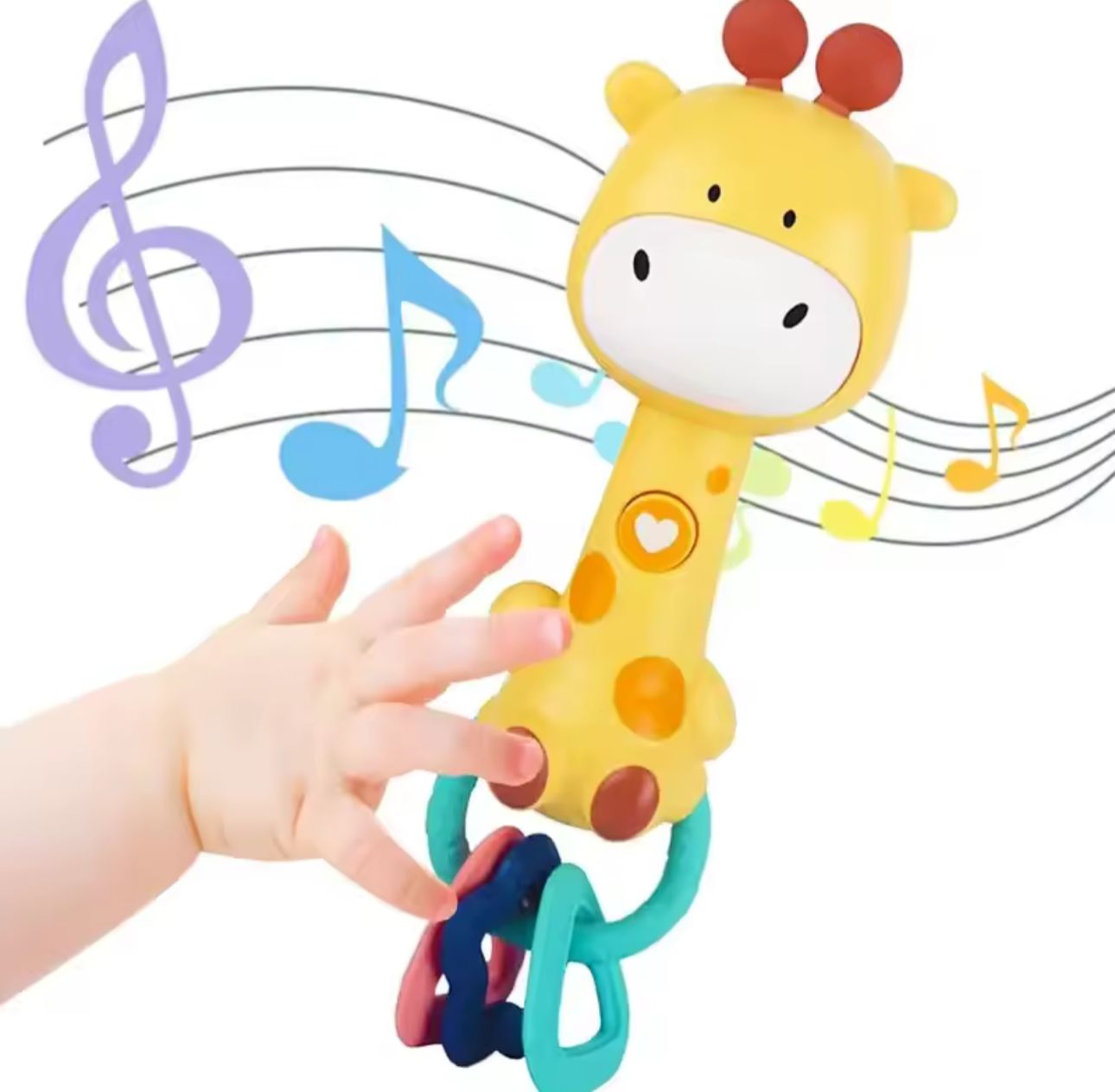 JUGUETE BEBE SONAJERO MUSICAL EDUCATIVO SENSORIAL PRIMEROS MESES - 1