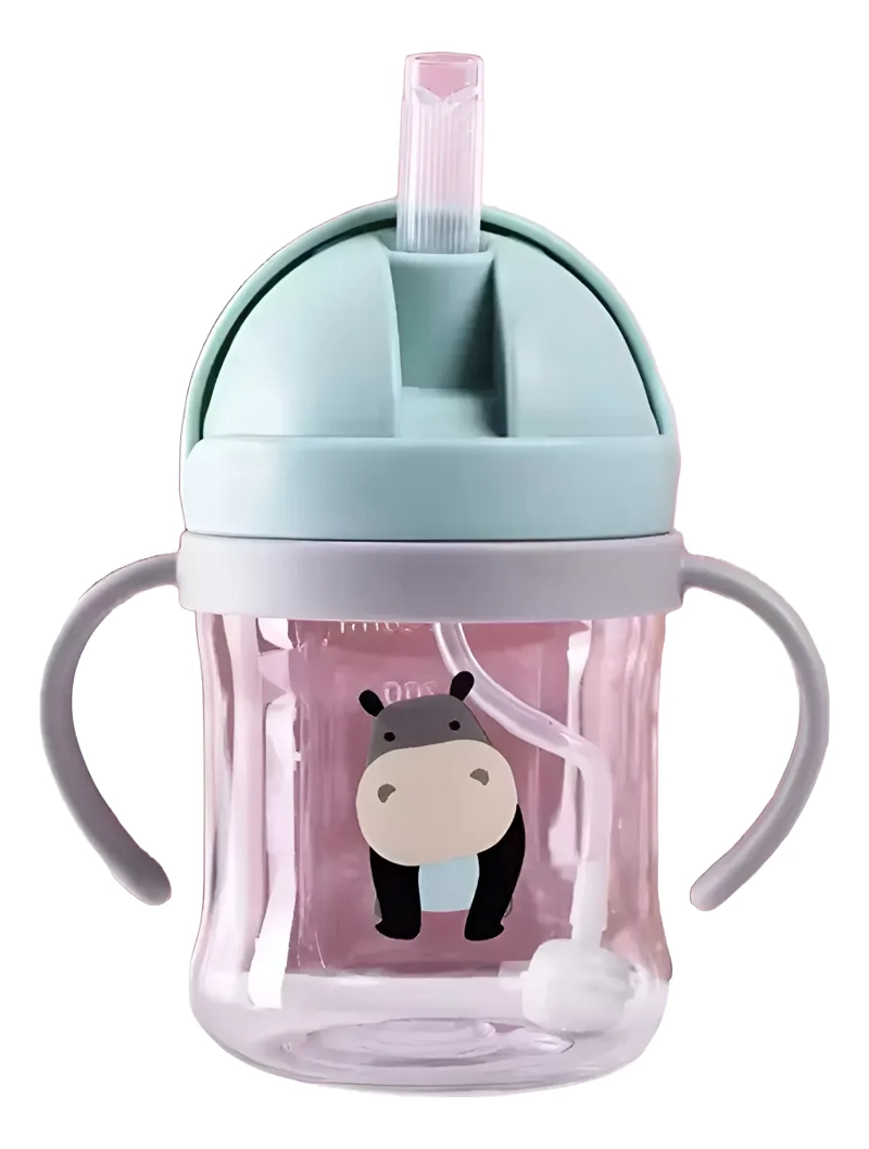 BOTELLA ANTIDERRAME CON BOMBILLA ASAS PARA BEBE - 1