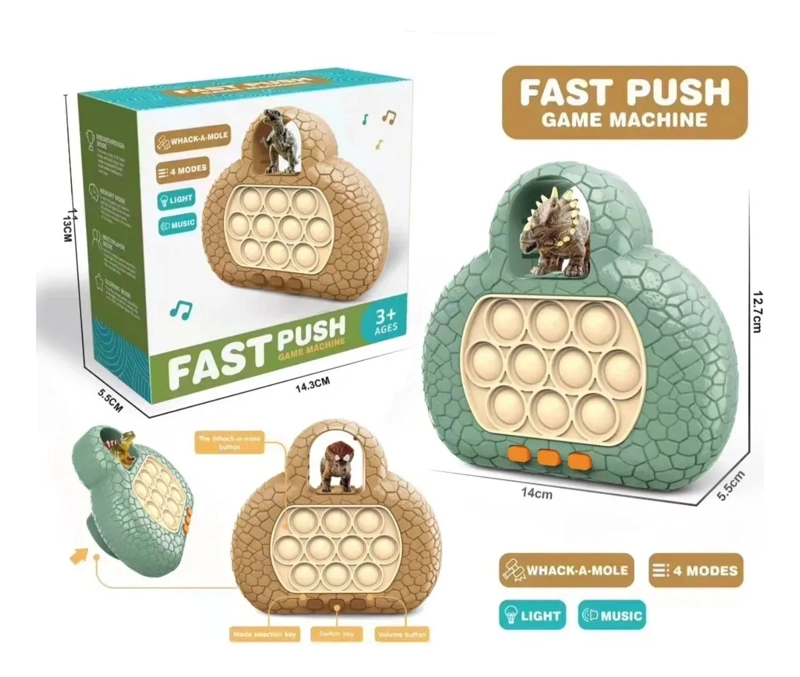 POP-IT JUGUETE ELECTRONICO SENSORIAL ANTIESTRE S DINO - 2