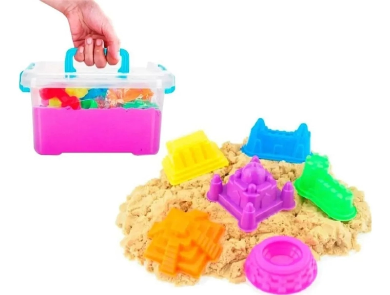 ARENA MAGICA POR KILO + 11 ACCESORIOS + PISCINA - 1