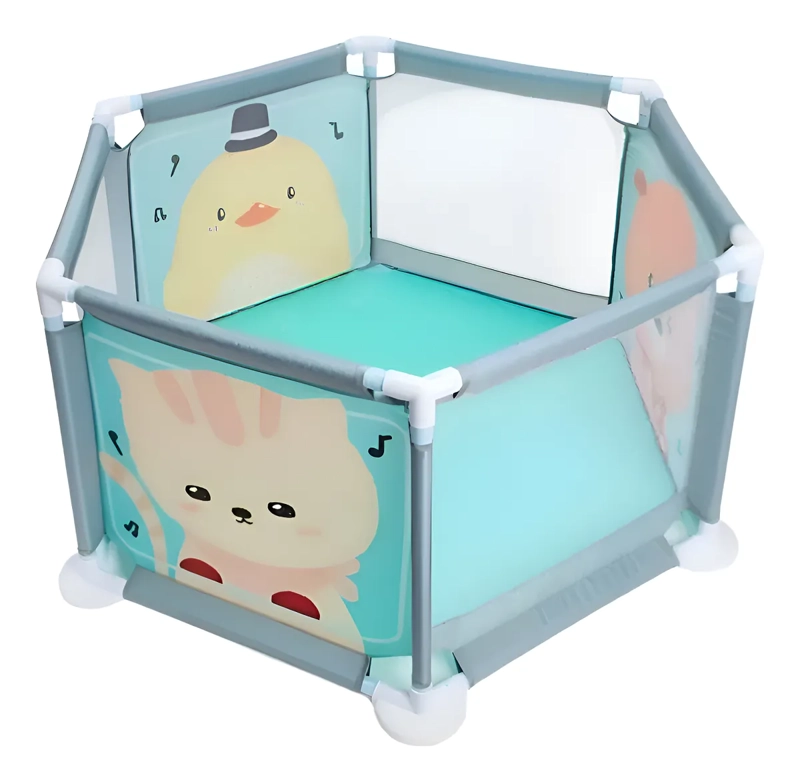 CORRAL PARA BEBE  ALTA SEGURIDAD VALLA DE JUEGO PLEGABLE - 1