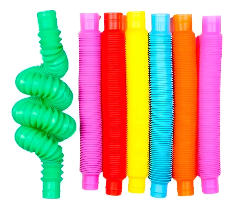 6 POP IT TUBE - POP IT TUBO 6 PIEZAS COLORES SURTIDOS - 1