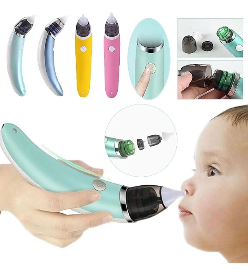 ASPIRADOR NASAL ELE CTRICO PARA BEBE/SACA MOCO RECARGABLE USB - 2