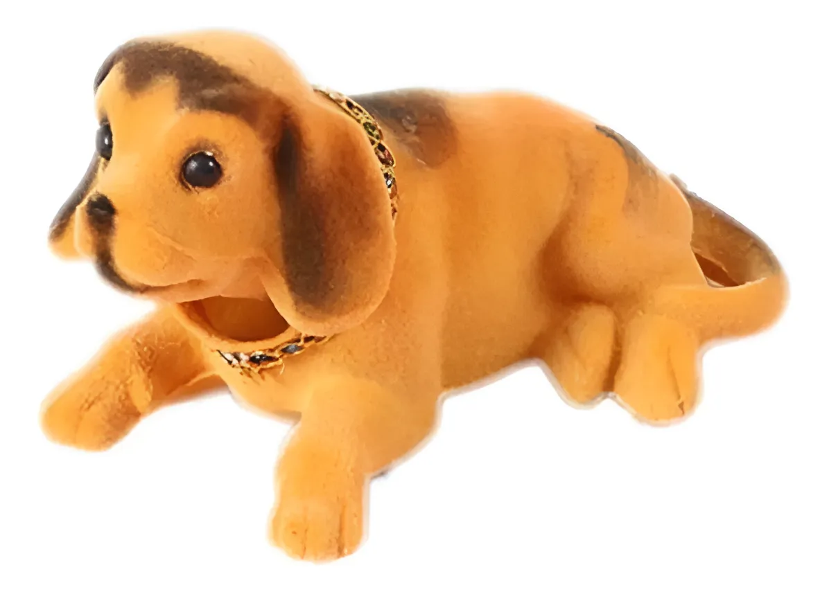 ADORNO PERRO QUE MUEVE LA CABEZA PARA DECORACION AUTO - 1