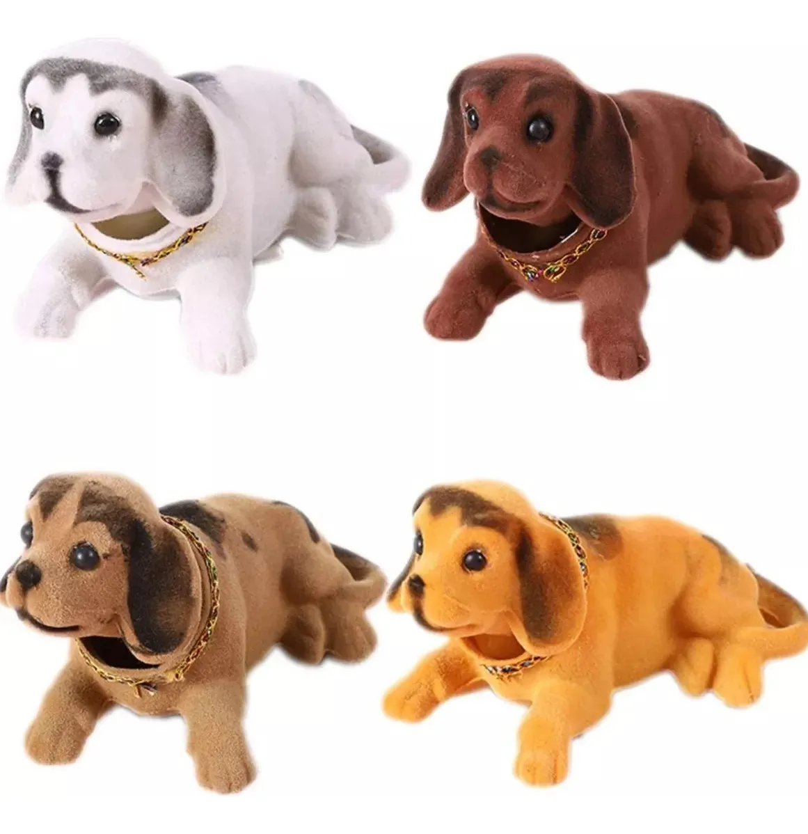 ADORNO PERRO QUE MUEVE LA CABEZA PARA DECORACION AUTO - 2