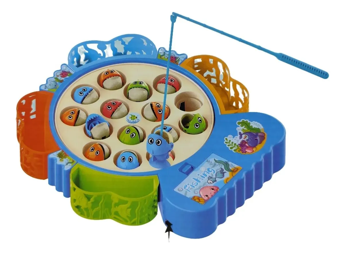juego De Pesca Milagrosa Juguete Para Niños A Pila - 2