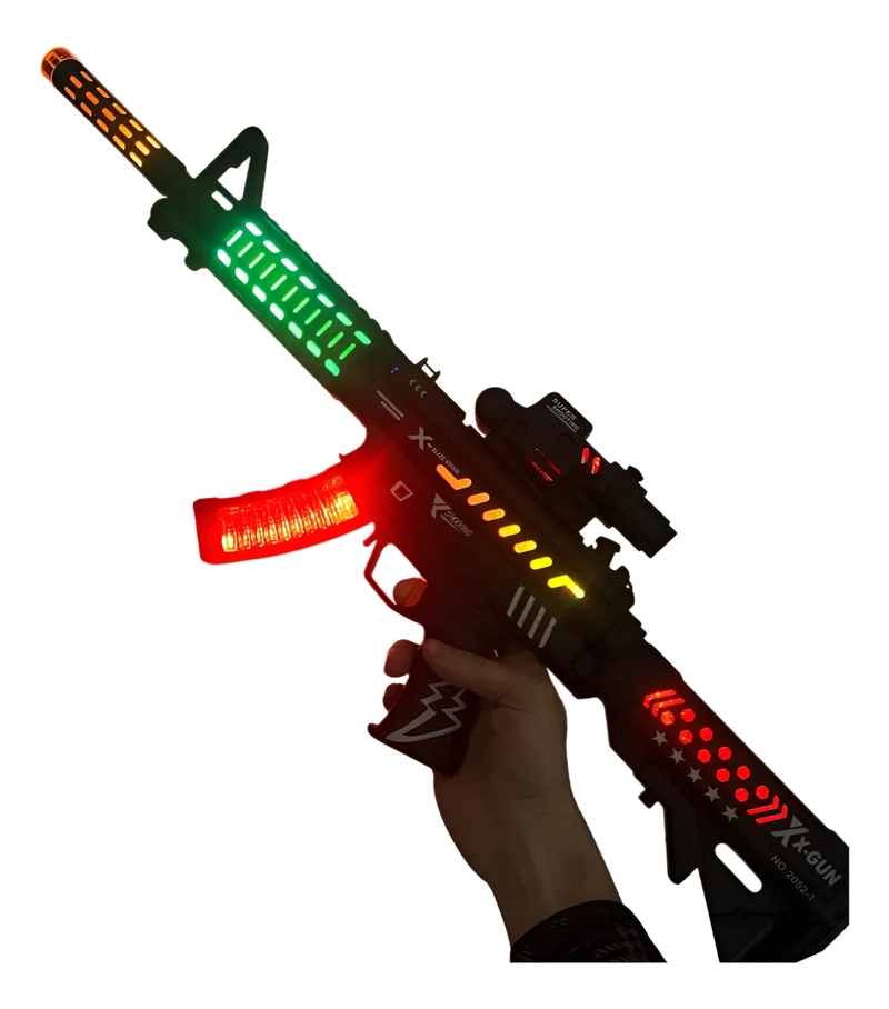 JUGUETE FRANCOTIRADOR LUZ SONIDO LED DIVERSION - 2