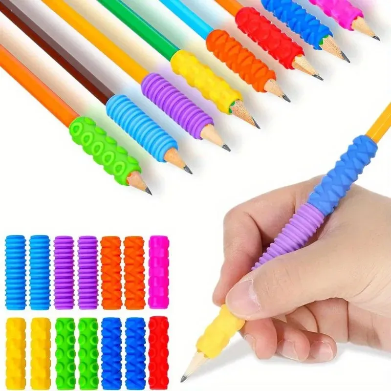 SET 12 AGARRES SENSORIALES PARA LAPIZ NIÑOS TEA - 2