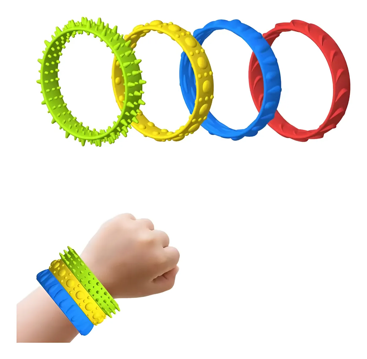 PULSERA SENSORIAL JUGUETE KIT 4 ANTIESTRE S TEA - 1