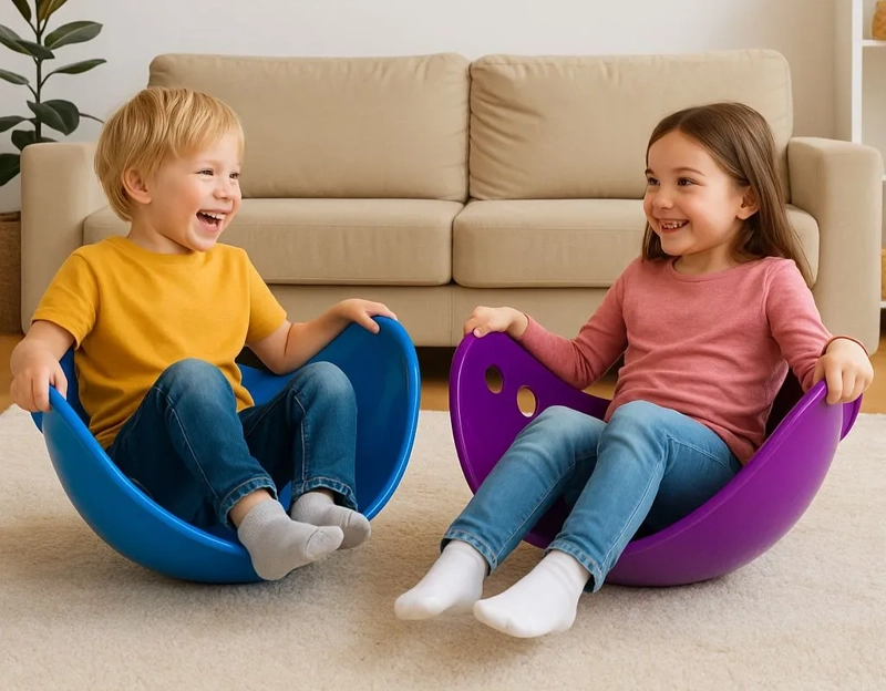 SILLA DE BALANCEO SENSORIAL INFANTIL PARA NIÑOS CON TEA - 2