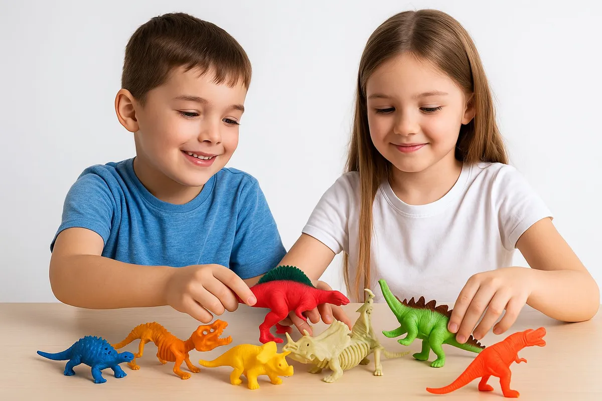 PACK DINOSAURIOS FIGURAS DE PLASTICO + ESQUELETOS | - 2