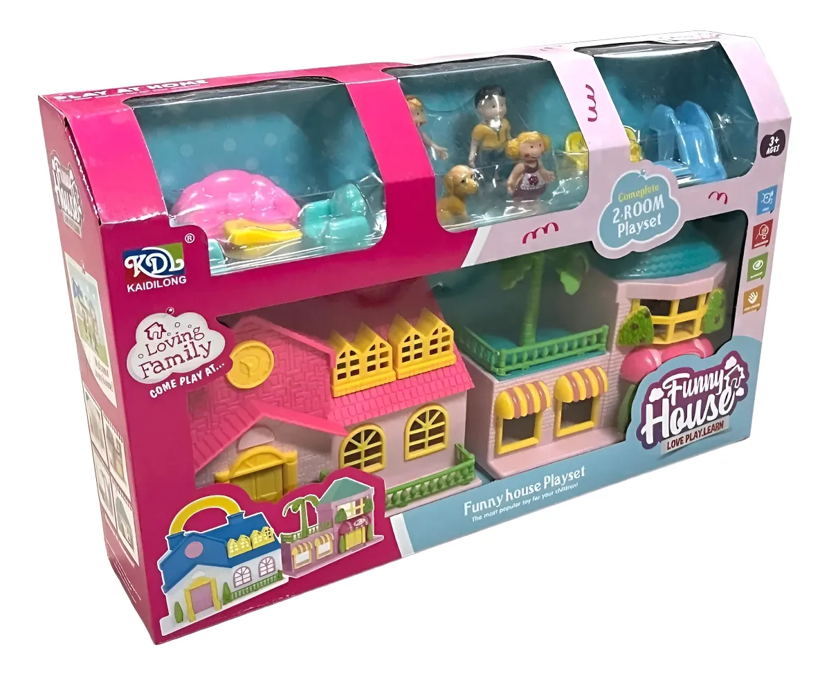 CASITA DE JUGUETE INTERACTIVA CON ACCESORIOS - 1