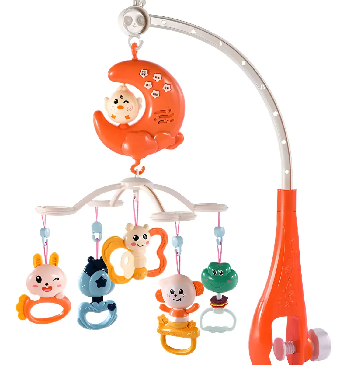 MOVIL MUSICAL PARA CUNA BEBE  CON CONTROL 2 EN 1 VARIOS - 1