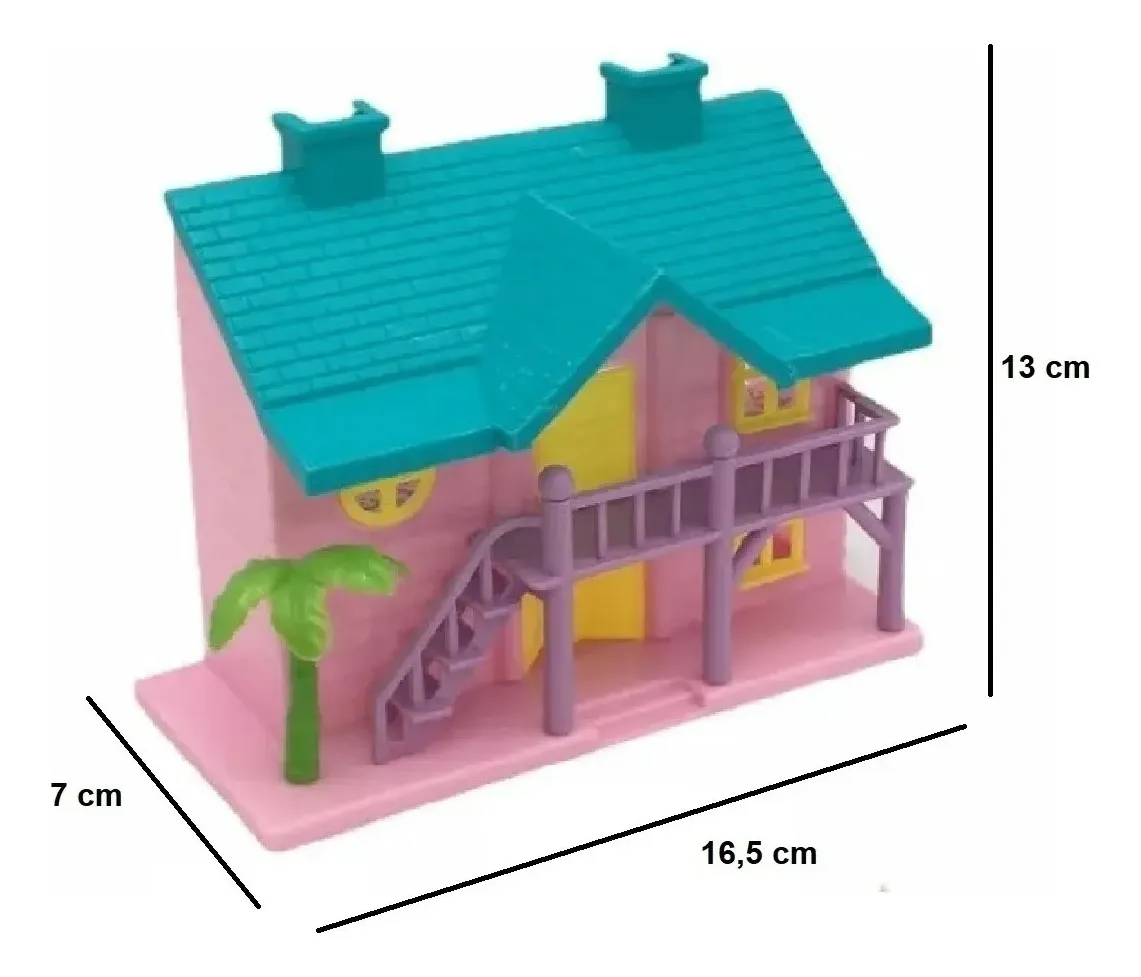CASA DE MUÑECAS FAMILIA CON ACCESORIOS SET COMPLETO - 2