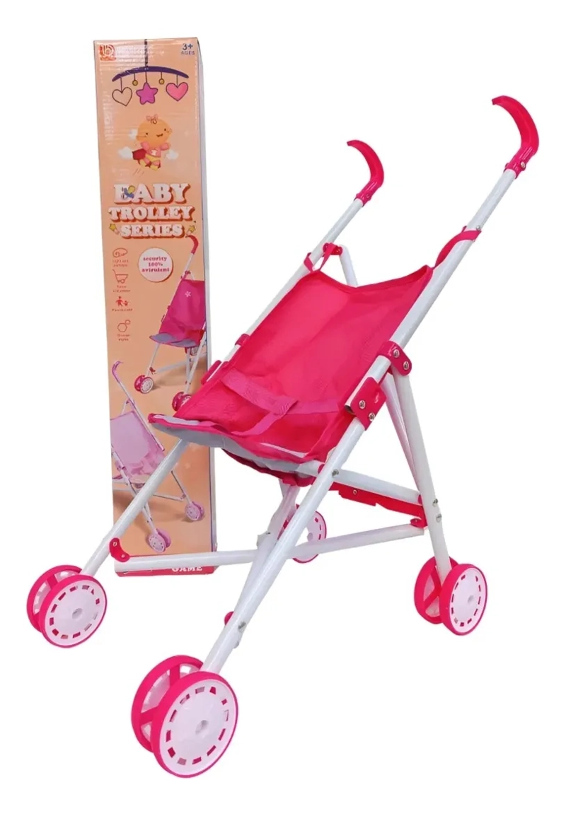 COCHE DE JUGUETE PARA MUÑECA DIVERSION JUGUETE EDUCATIVO - 1
