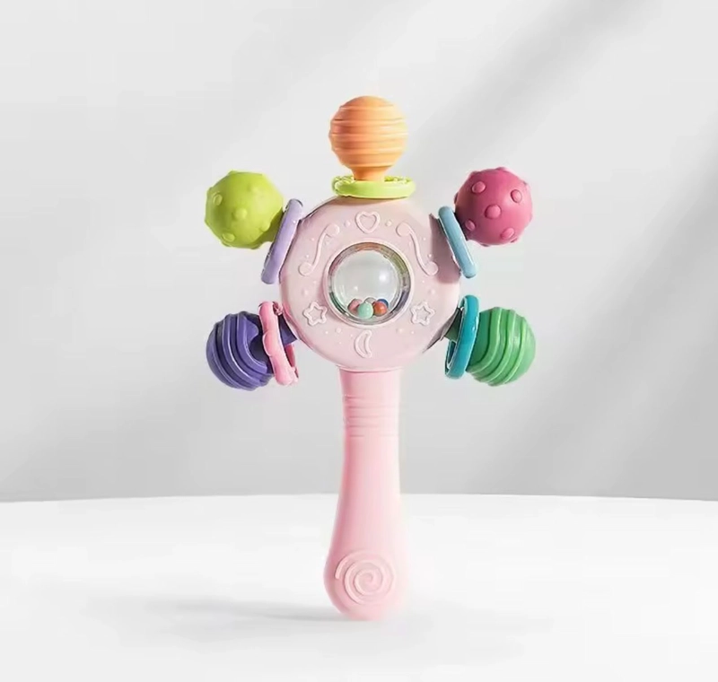 MORDEDOR SENSORIAL DENTICION DE SILICONA SONAJERO PARA BEBE S - 1