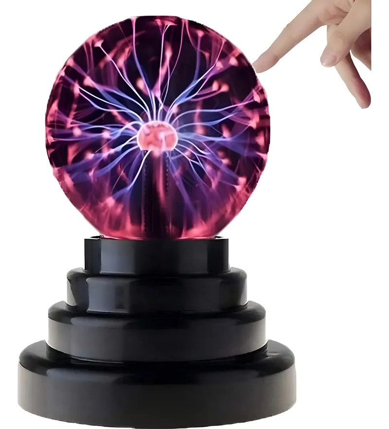 Lámpara Tesla Plasma Interactiva Sensible Tacto - 1