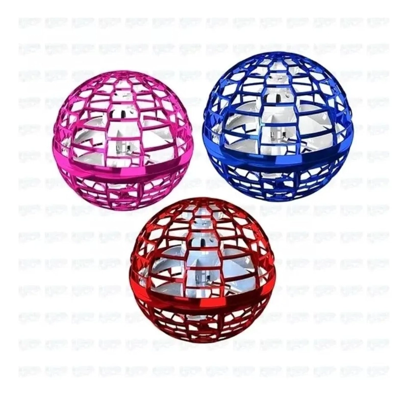 PELOTA VOLADORA ESFERA LUZ LED RGB MINI DRONE - 2