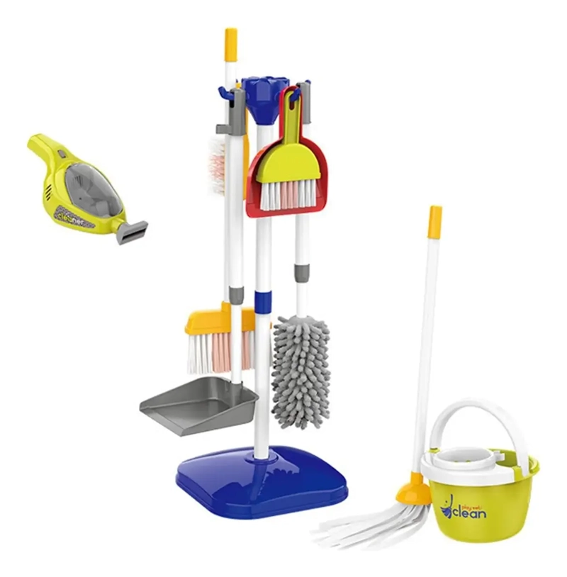 JUEGO DE LIMPIEZA PARA NIÑOS APRENDIZAJE JUGUETE DIDACTICO - 1