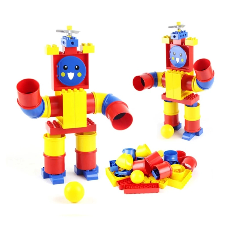 ROBOT ARMABLE JUEGO DE CONSTRUCCION BLOQUES TUBERIAS - 1