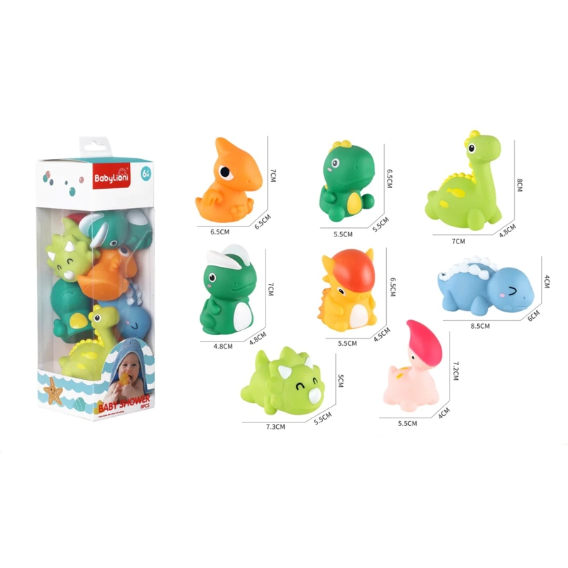 JUGUETES DINOSAURIOS DE BAÑO PARA BEBE S Y NIÑOS - 2