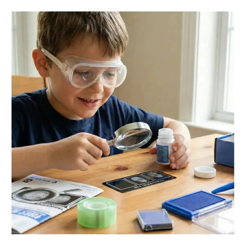 JUEGO DE ROL DE DETECTIVE INFANTIL CON HUELLAS DACTILARES - 2