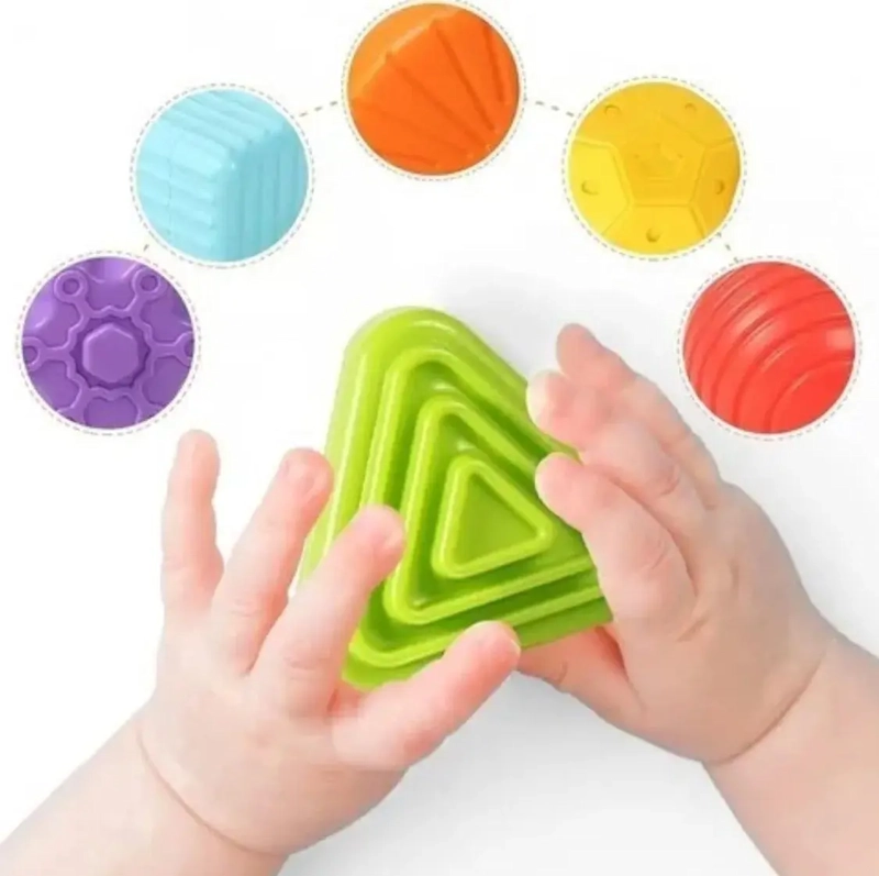 JUEGO DIDACTICO SENSORIAL BEBE  ESTIMULACION TEMPRANA - 2