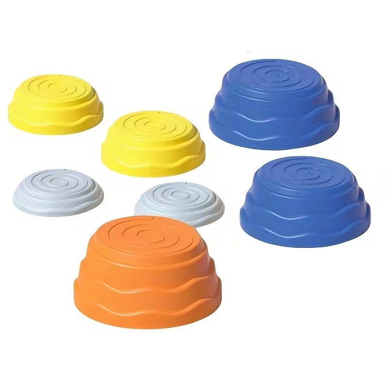 PIEDRAS DE EQUILIBRIO ANTIDESLIZANTES PARA NIÑOS 7 PIEZAS - 1