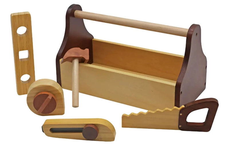 HERRAMIENTAS INFANTIL DE MADERA CON MALETIN DIDACTICO - 1