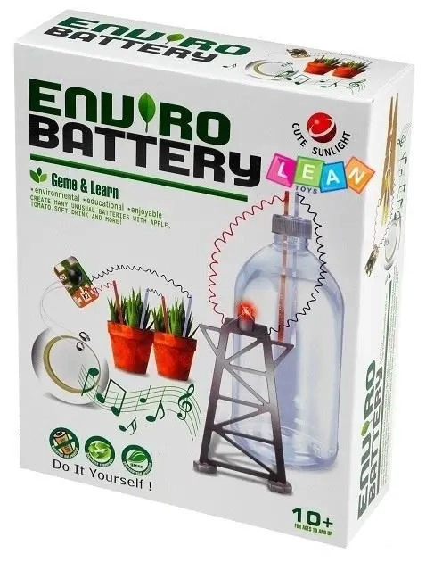 KIT EXPERIMENTO EDUCATIVO BATERIA NATURAL CIENCIA PARA NIÑOS - 1