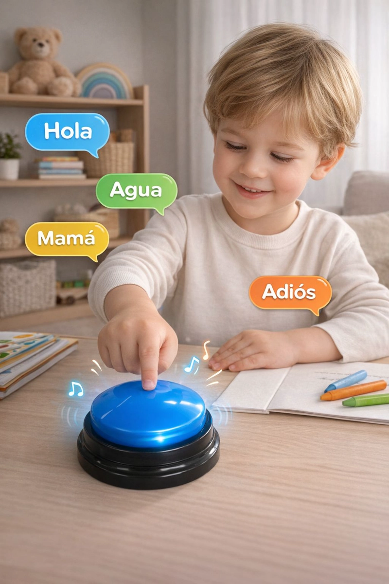 BOTON GRABADOR DE VOZ NIÑOS DESARROLLO LENGUAJE - 1