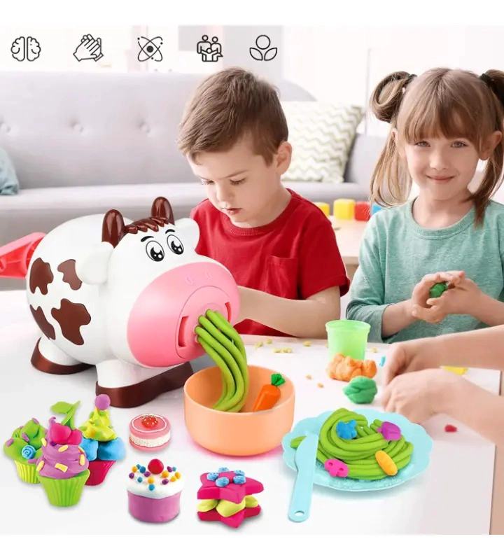 JUEGO PARA HACER HELADOS, ESPAGUETIS PARA NIÑOS - 2