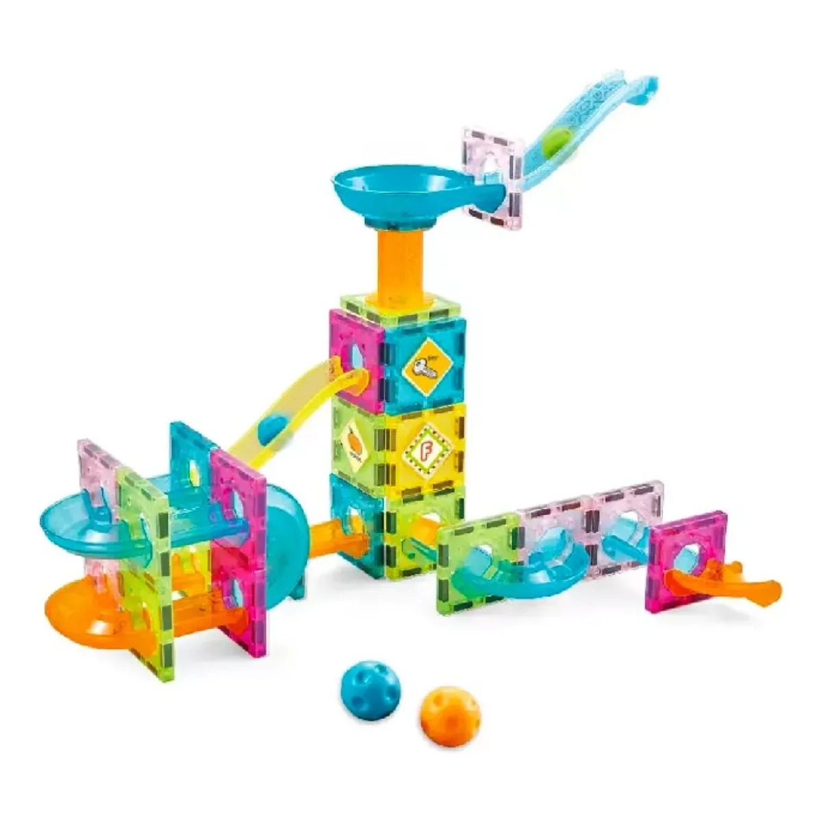 KIT BLOQUES DE CONSTRUCCION MAGNE TICOS 64 PZAS - 1