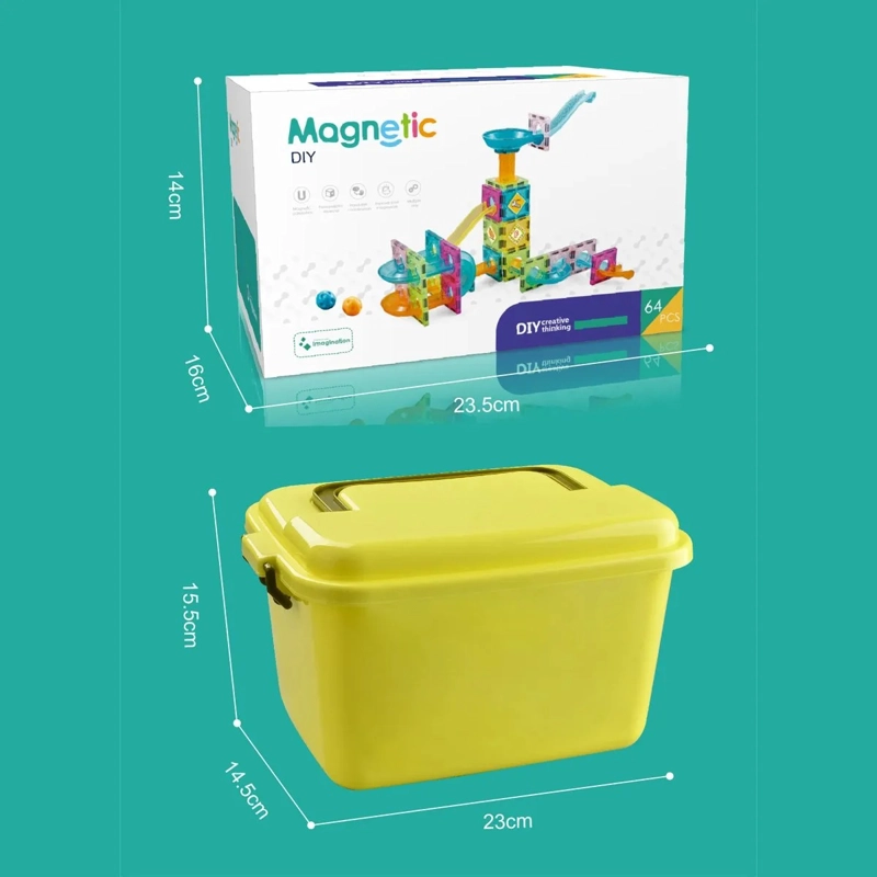 KIT BLOQUES DE CONSTRUCCION MAGNE TICOS 64 PZAS - 2
