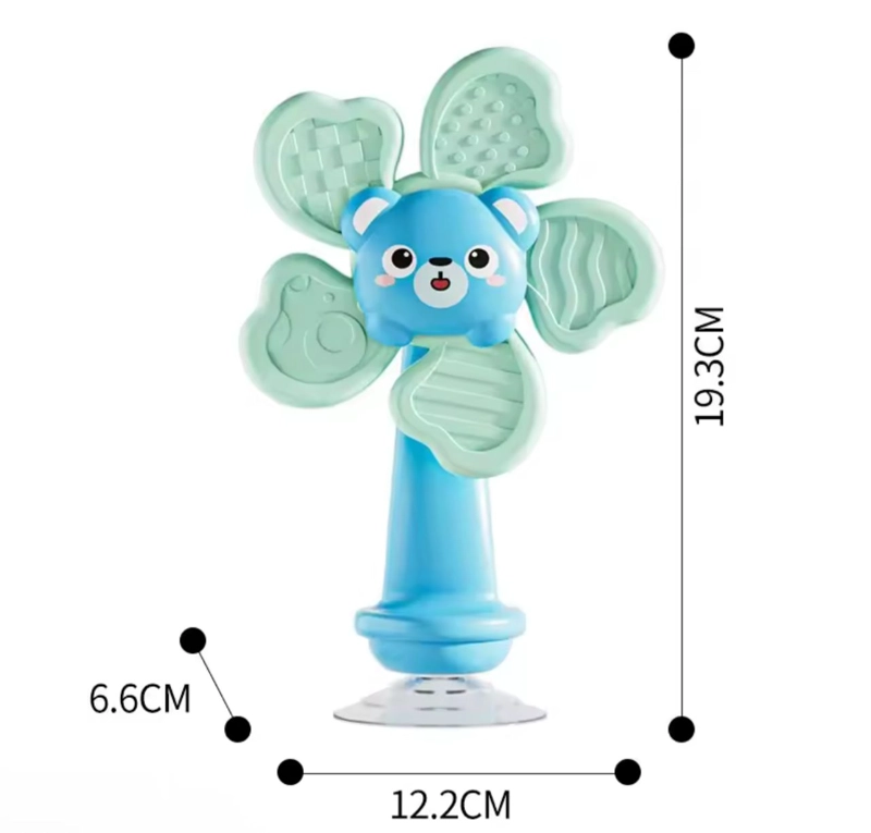 JUGUETE GIRATORIO PARA BEBE  MUSICAL CON VENTOSA SENSORIAL - 2