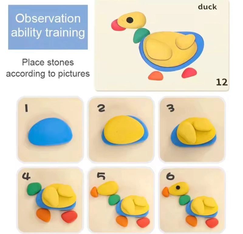 JUGUETE DIDACTICO PIEDRAS DE COLORES INFANTIL - 2