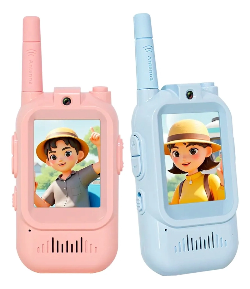KIT RADIOS WALKIE TALKIES PARA NIÑOS VIDEOLLAMADA CAMARA - 1
