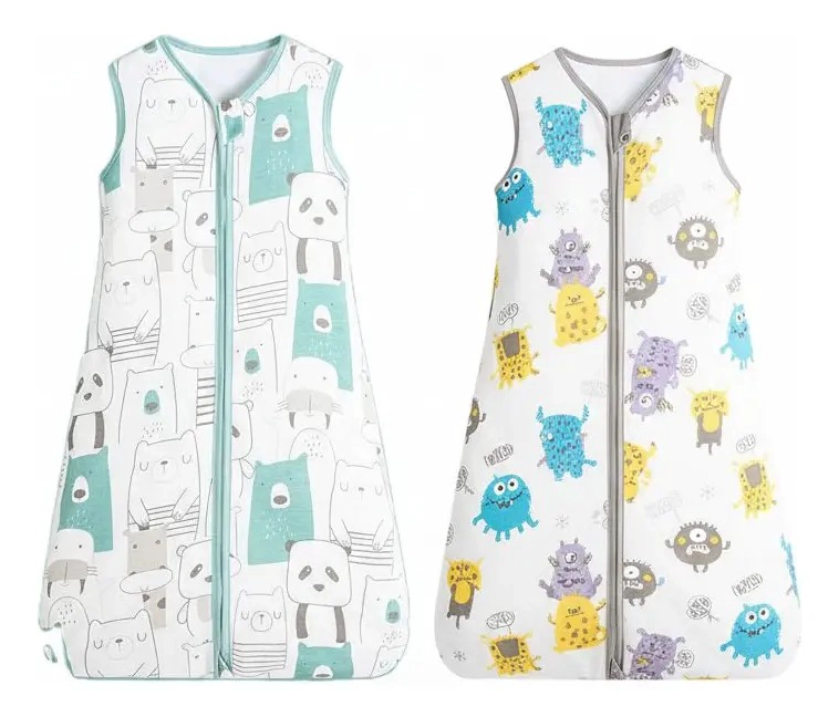 SACO DE DORMIR PARA BEBE S, DE ALGODON SIN MANGAS, DE 0 A 18 - 1