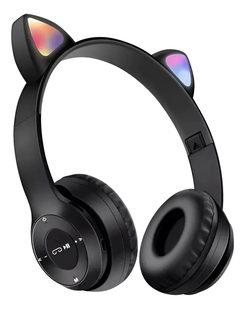 AURICULAR BLUETOOTH INALAMBRICO DE NIÑOS OREJAS DE GATO - 1