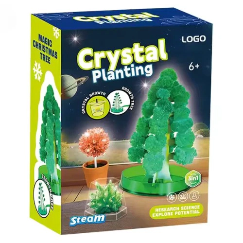 KIT JUEGO DE EXPERIMENTOS CON CRISTALES ARBOL - 1