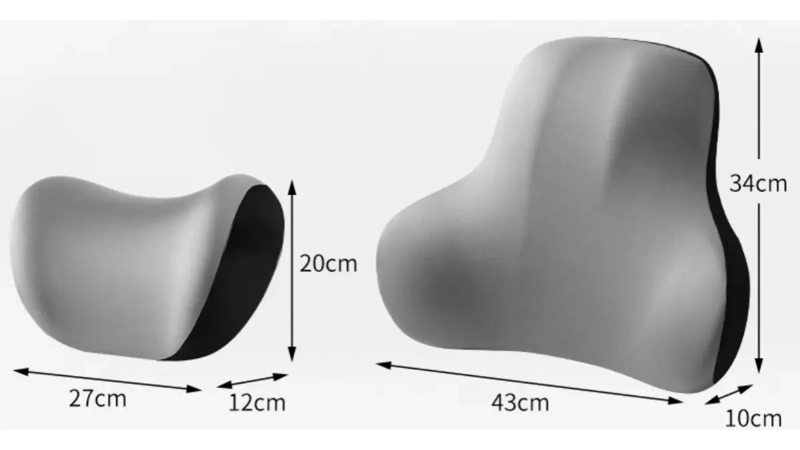 KIT ALMOHADA DE COCHE HOMBROS PARA CUELLO SOPORTE - 2