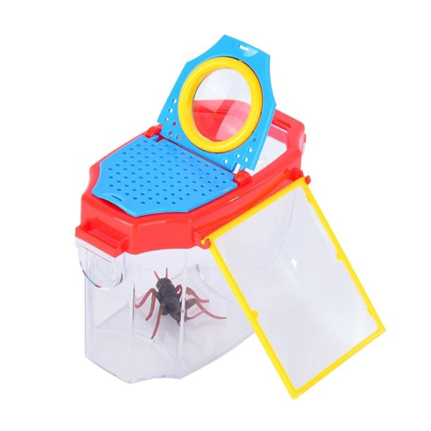 CAJA OBSERVADOR INSECTOS CON LUPA - CONTENEDOR - 1