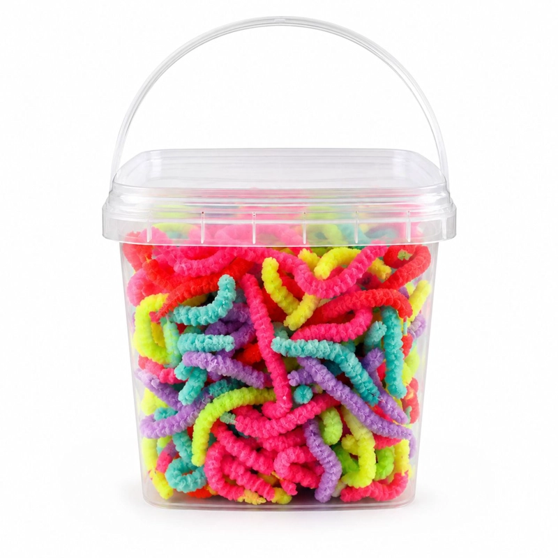SQUISHY GUSANOS MAGICOS SENSORIAL MULTICOLOR - 1